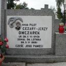 P.por. pilot Cezary - Jerzy Owczarek (1943 - 1968) cmentarz Nowy w Radomsku